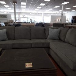 Sectional and TV