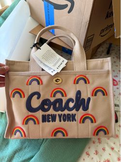 2 Coach Rainbow bags