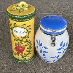 Antique Pasta & Cookie Jars