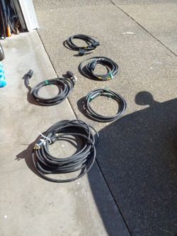 30 Amp 250 Volt Cords With Male And Female Plugs