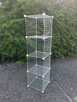 Set of 4 Wire Cubbies