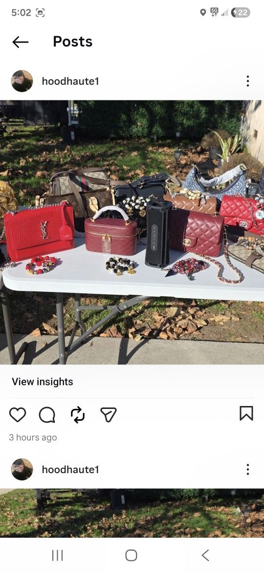 Ladies Bags And Shoes