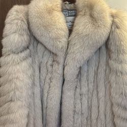 Ranched Fox Fur Coat