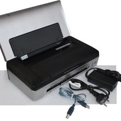 HP Officejet 100 Mobile Printer with Charger and USB Cable. Bluetooth/USB 2.0 
