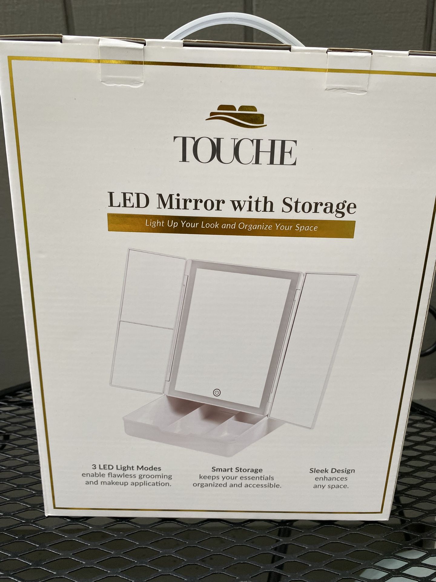 Brand New LED Mirror With Storage
