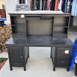 Black IKEA Desk
