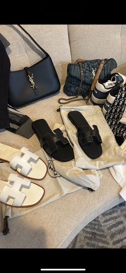hermes slides size 37 and 38 new women 
