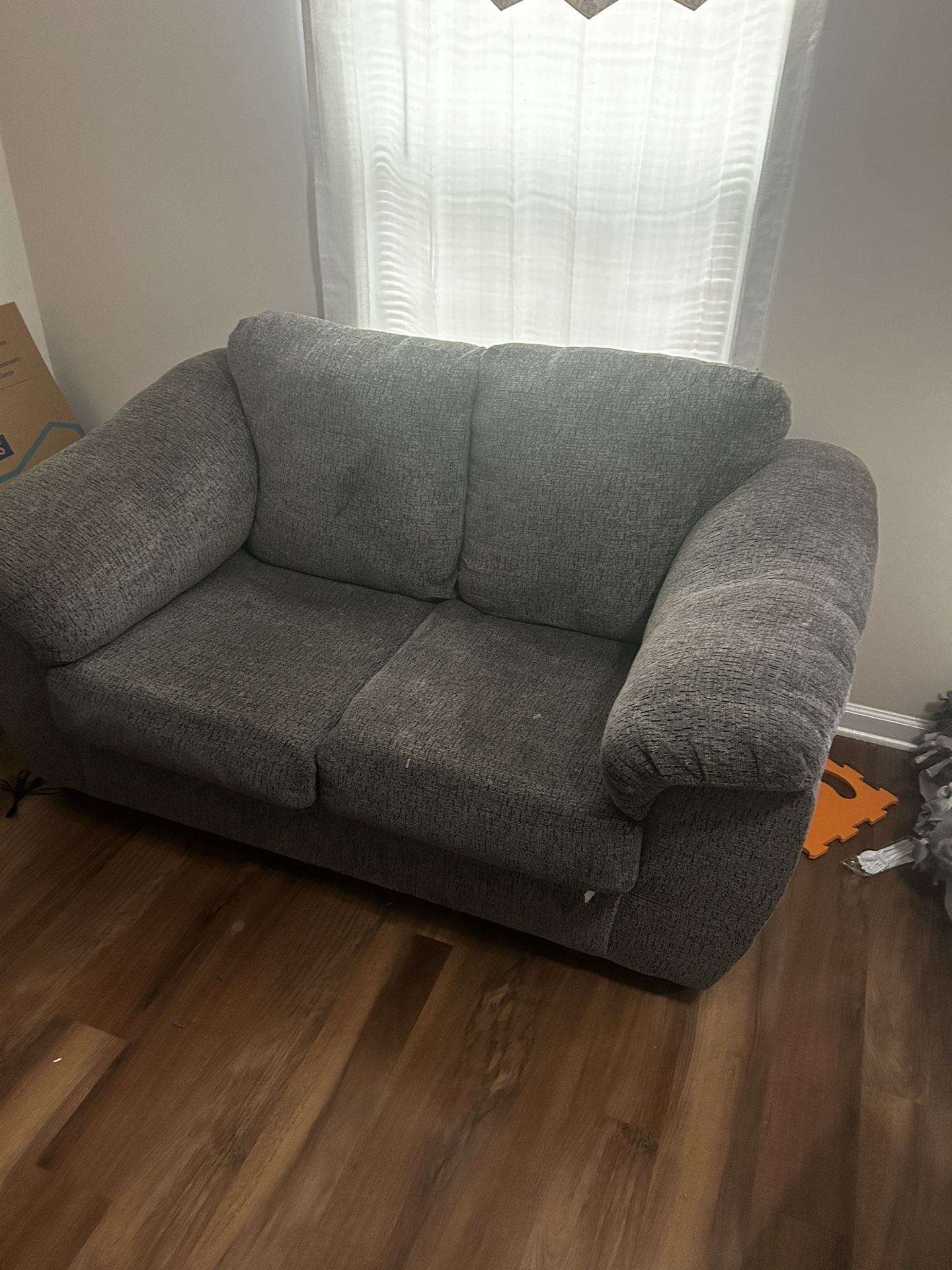 Grey Loveseat Sofa