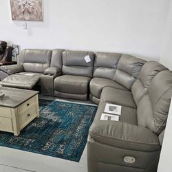 🍄 Dunleith Power Reclining Sectional | Recliner Sofa | Leather Recliner| Loveseat | Couch | Sofa | Sleeper| Living Room Furniture| Garden Furniture 