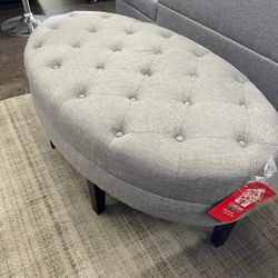 Grey Ottoman 