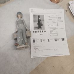 Lladro Boy With Pails 