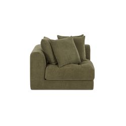 Davie Olive Corner Chair