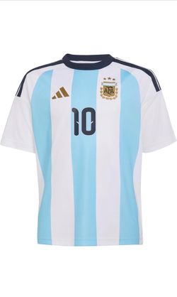 Adidas Youth XL Argentina World Cup 26 Home Messi Fan Jersey - Authentic - BRAND NEW STILL WRAPPED