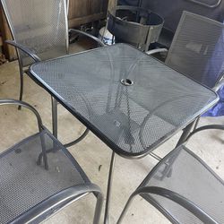 mesa de patio