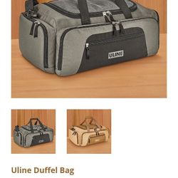 Large Uline Duffle Bag 