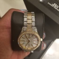 JBW  DIAMOND  SWAROVSKI  WATCH