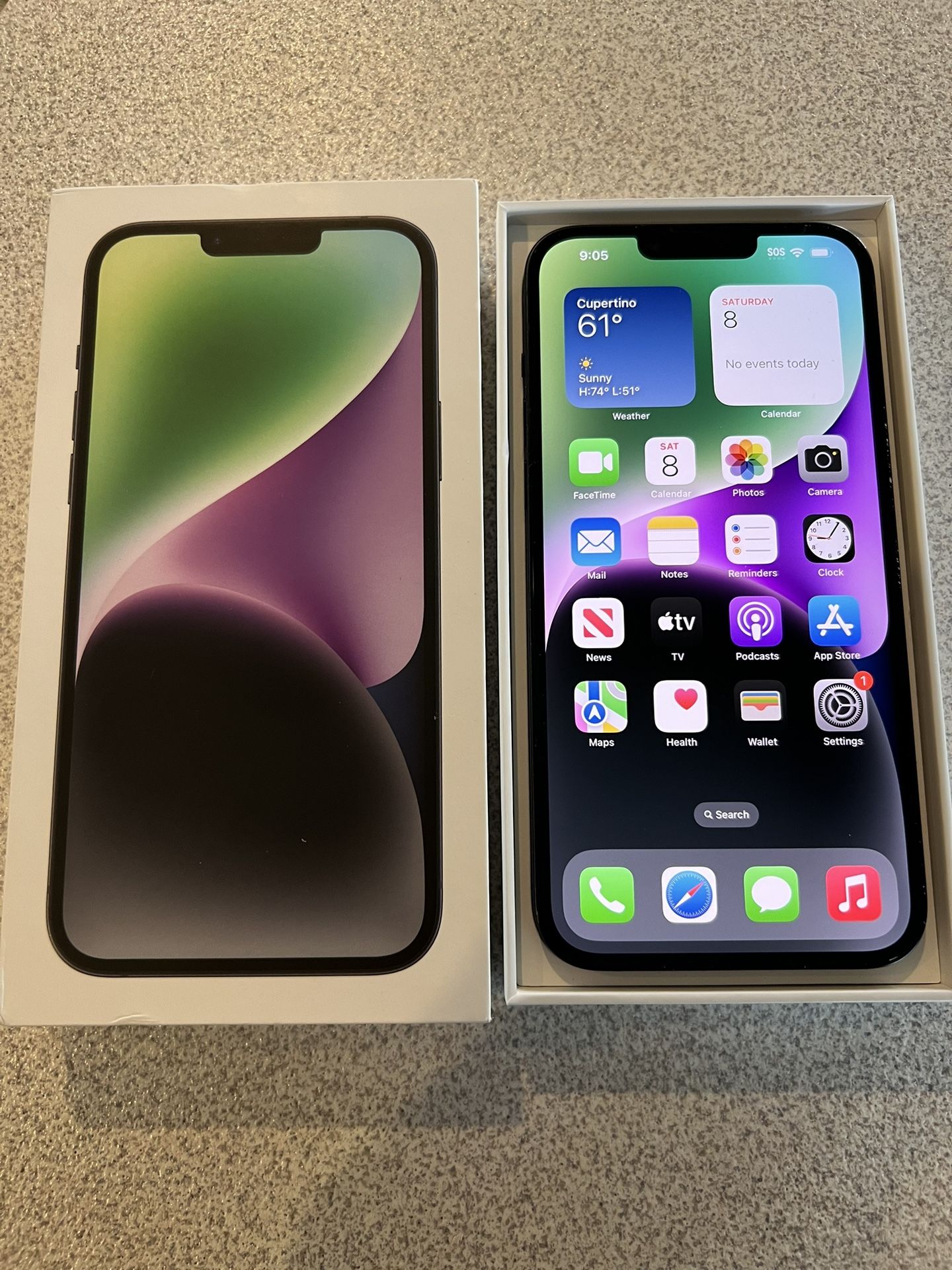 iPhone 14 PLUS Unlocked 85% Battery Health!