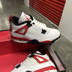Jordan Retro 4 Red Cement 