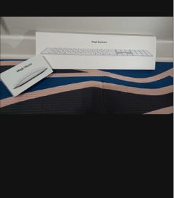 Apple keyboard and mouse