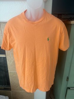 Polo Ralph Lauren Orange Crewneck T-Shirt Men’s Small Classic Fit