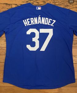 Teo Hernandez Dodgers Road Blue Men Jersey