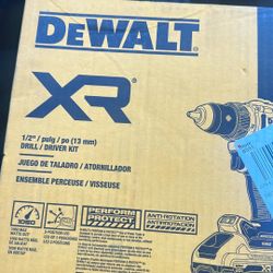 Dewalt XR Drill Plus Battery And Bag
