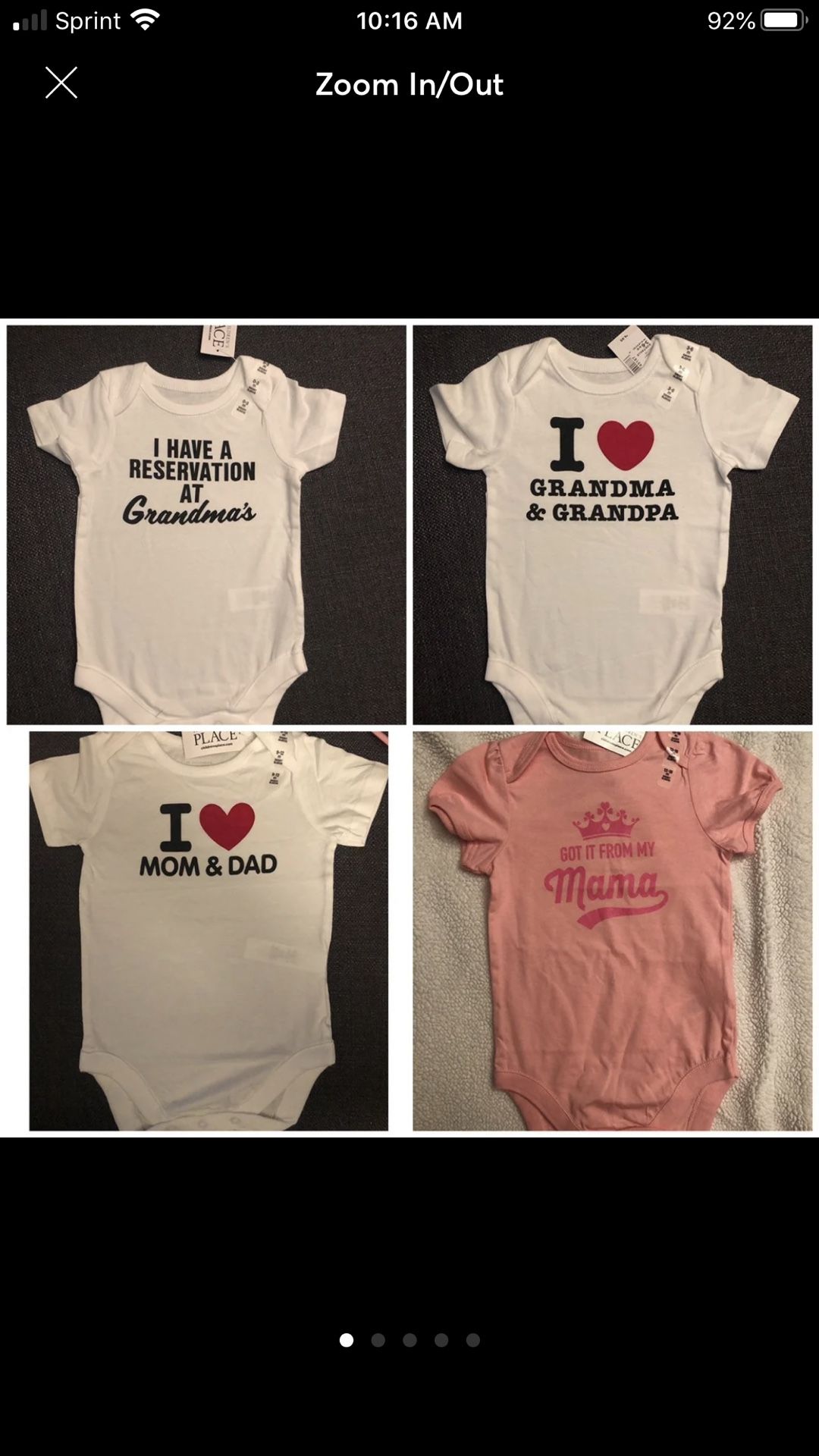 BABY ONESIE 3-6 months