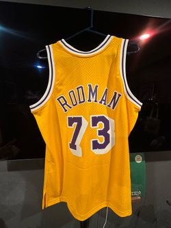 Mitchell and Ness Los Angeles Lakers Dennis Rodman jersey sz L