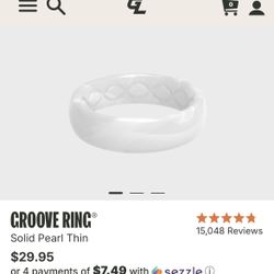 Groove Life Silicone Wedding Rings (Size 7)