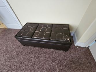 Storage ottoman bench