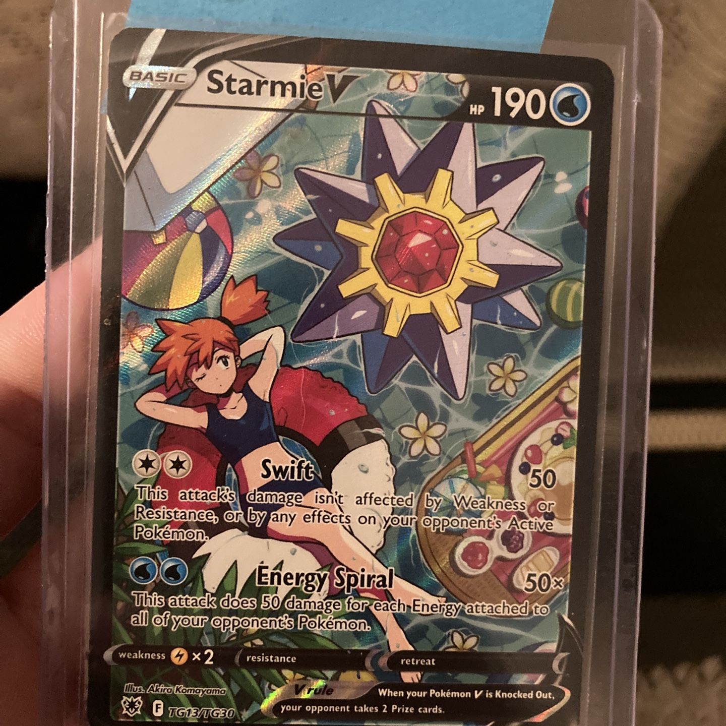 starmie v pokemon card Here we have a PSA 10 Starmie V from Astral Radiance with a pop of 6039! This card has been getting a lot of attention as of late, is it warranted?! This
