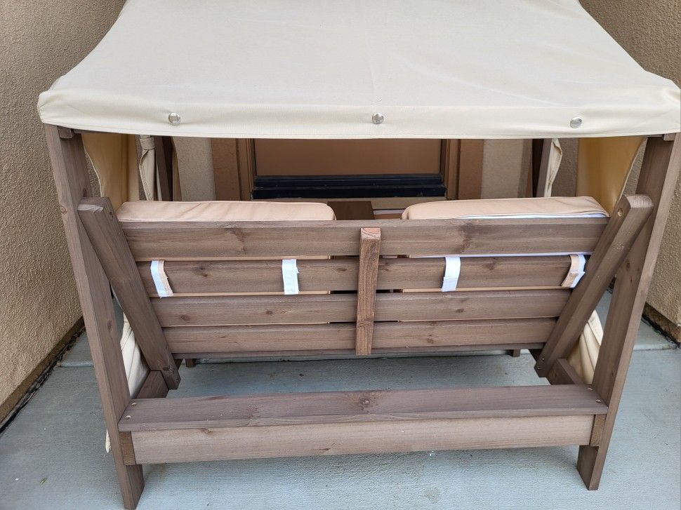 NEW Patio Furniture Kids / Pets (KidKraft Wooden Outdoor Double Chaise