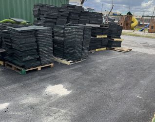 Selling Used Rubber Tiles. 5$ Each.