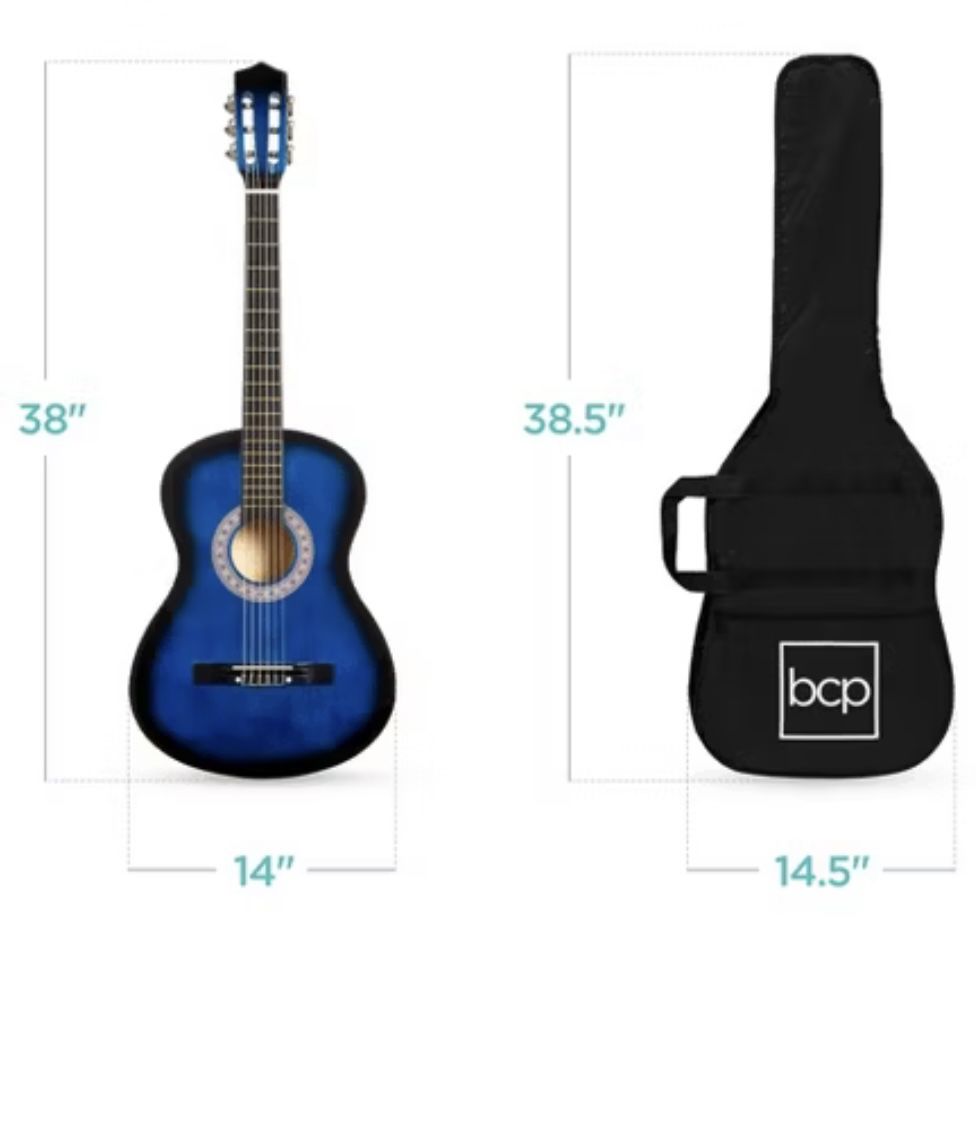 For Sale: Brand New Acoustic Guitar (Blue)