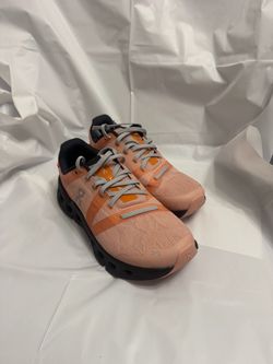 On Cloudgo Women’s Running Shoes Peach Orange Black Size US 8 EU 39