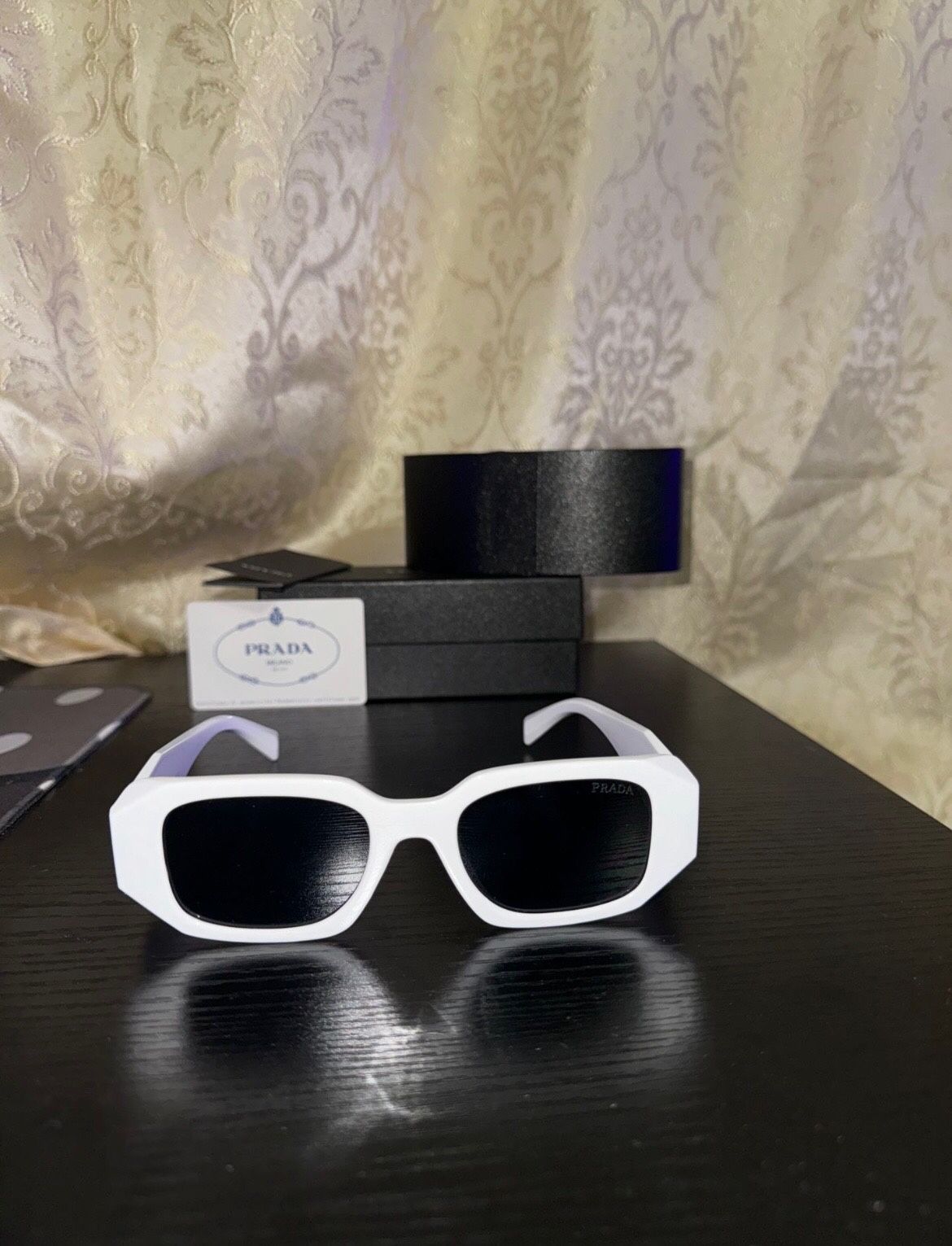 White Prada Sunglasses