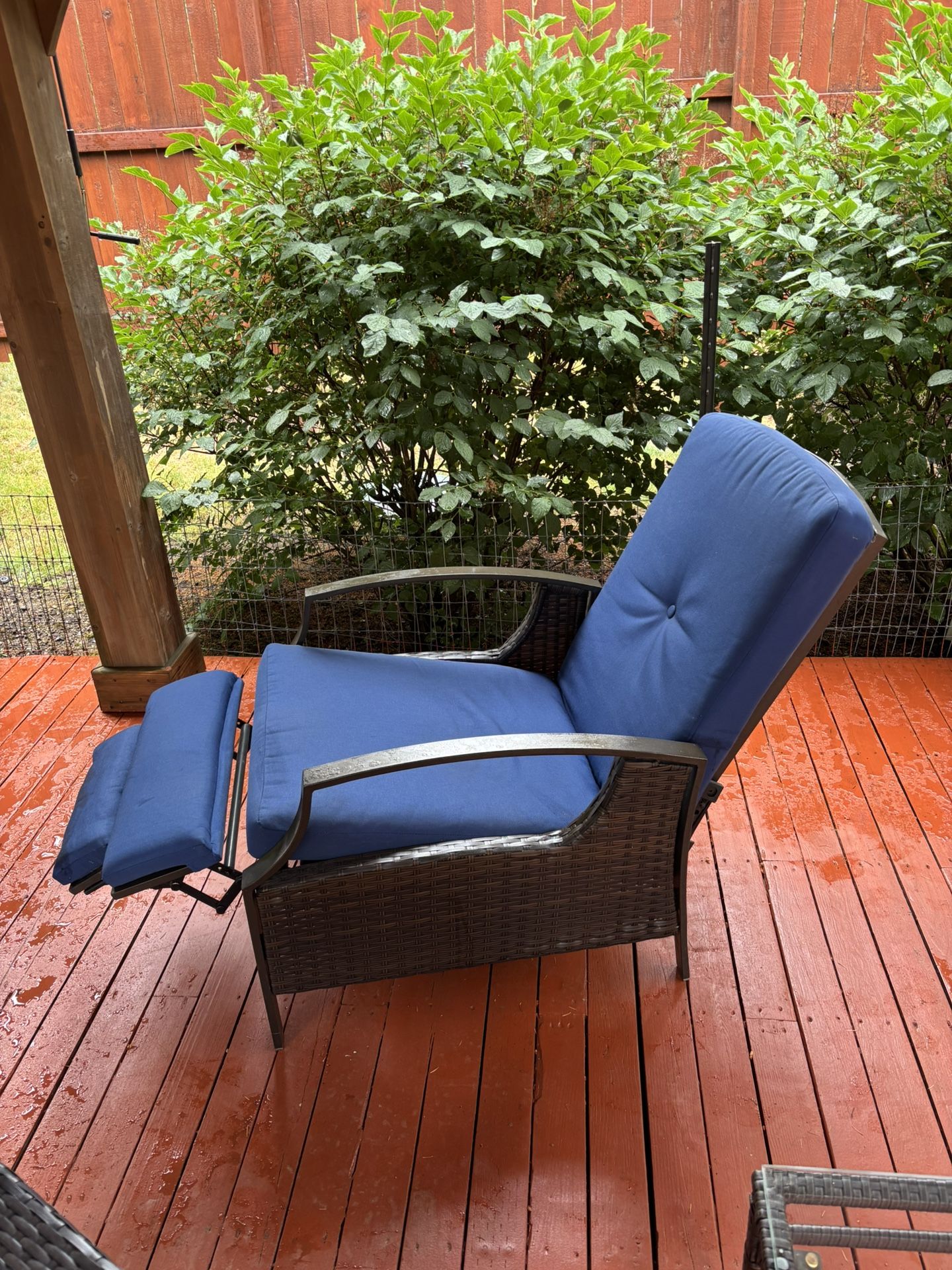 Blue Reclining Chair