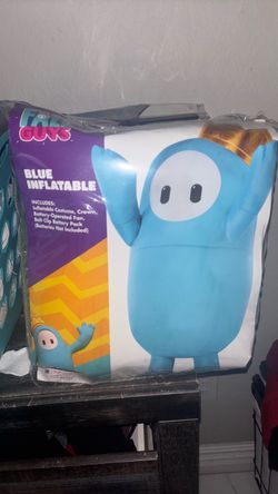 Inflatable fall guys costume