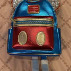 Loungefly Disney Mickey Mouse 50th The Main Attraction Mini Backpack NWT Dumbo