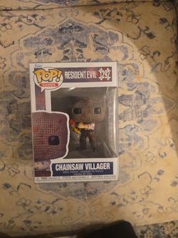 Funko Pop resident evil chainsaw villager # 1292.