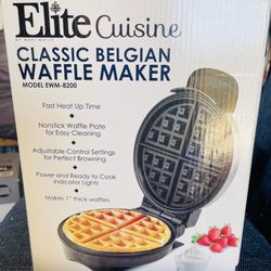 Elite Cuisine Belgian/Waffle Maker