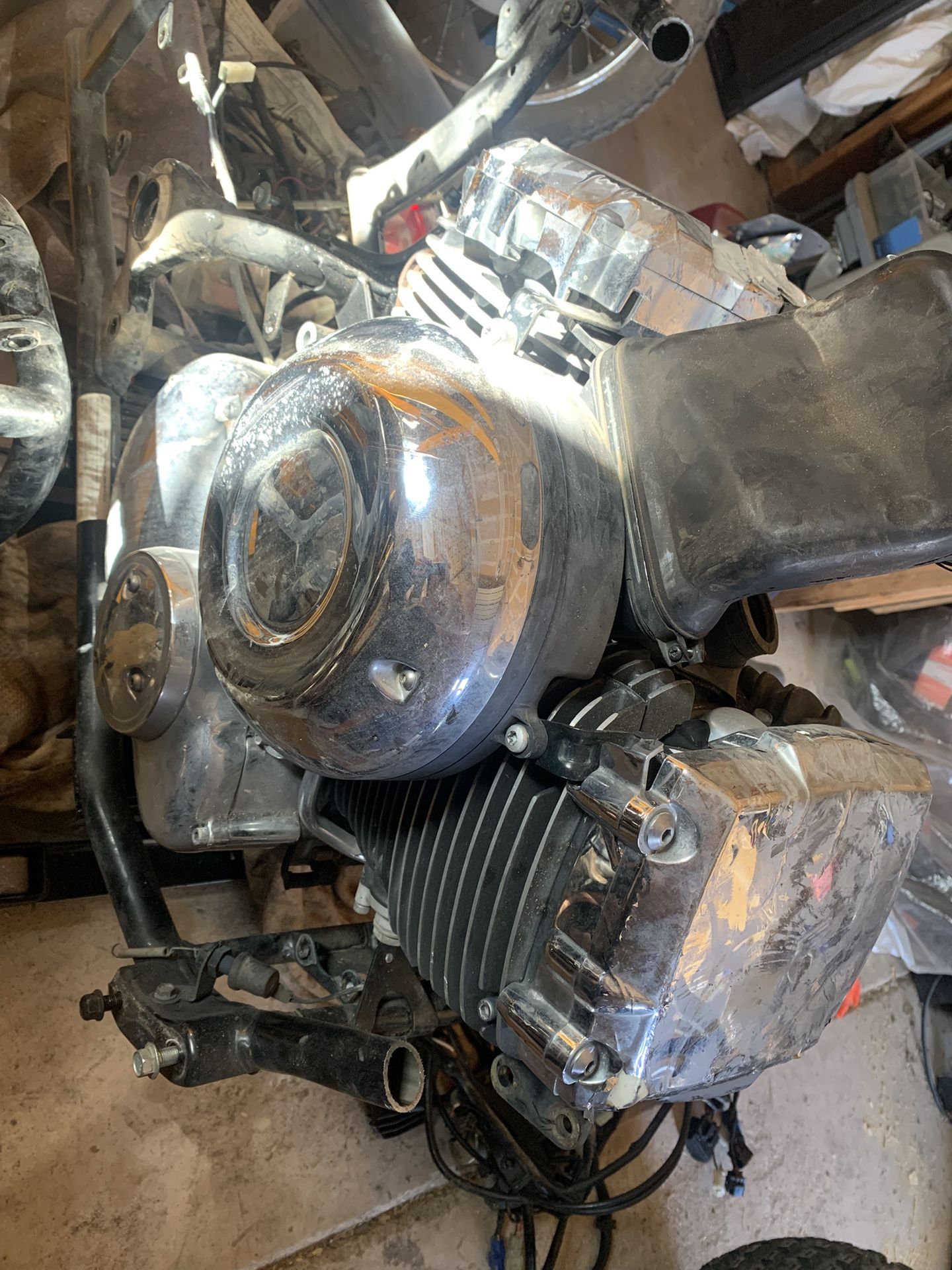 2007 Yamaha V-Star 650 Engine and Transmission- 32k Miles