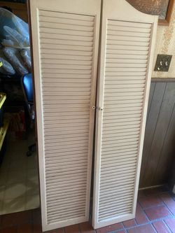 White Louvered Bi Fold Doors