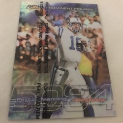 1999 Tops Finest Prominent Figures Peyton Manning