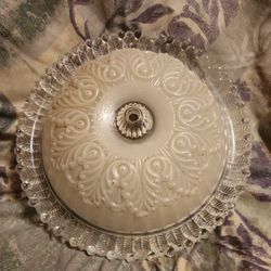 Antique Light Covers  Frosted Glass