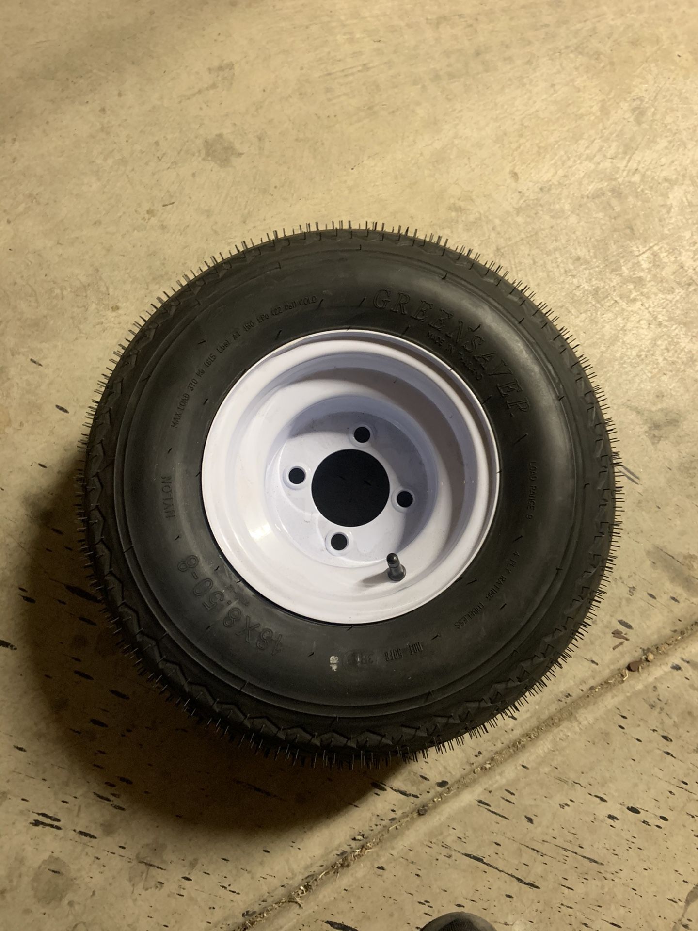 New 8 inch golf cart tire and rim New