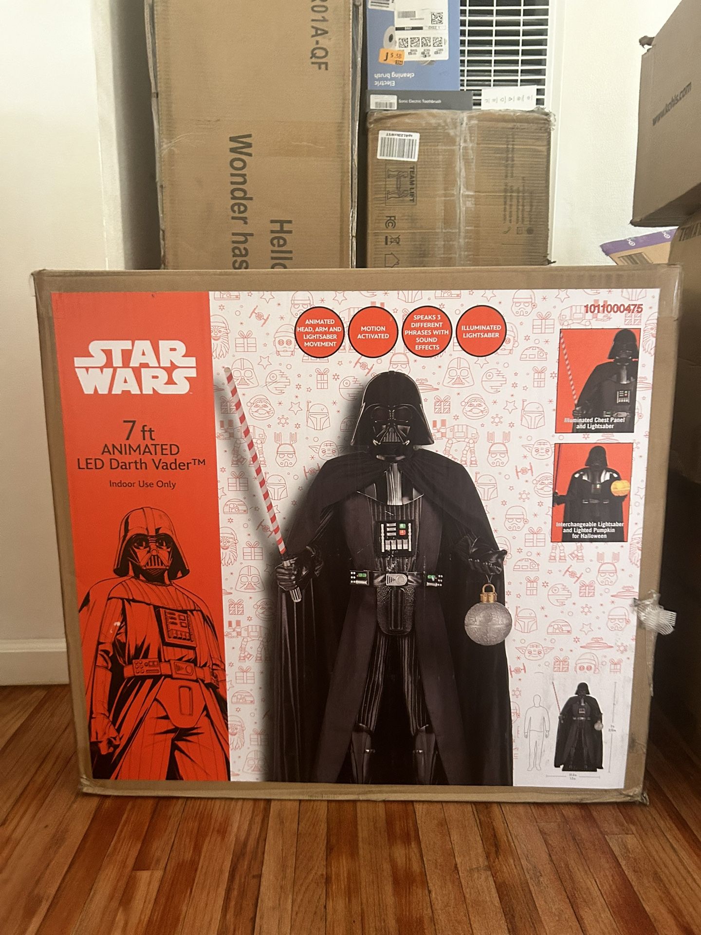 Home Depot 7 Ft Darth Vader Christmas Animatronic