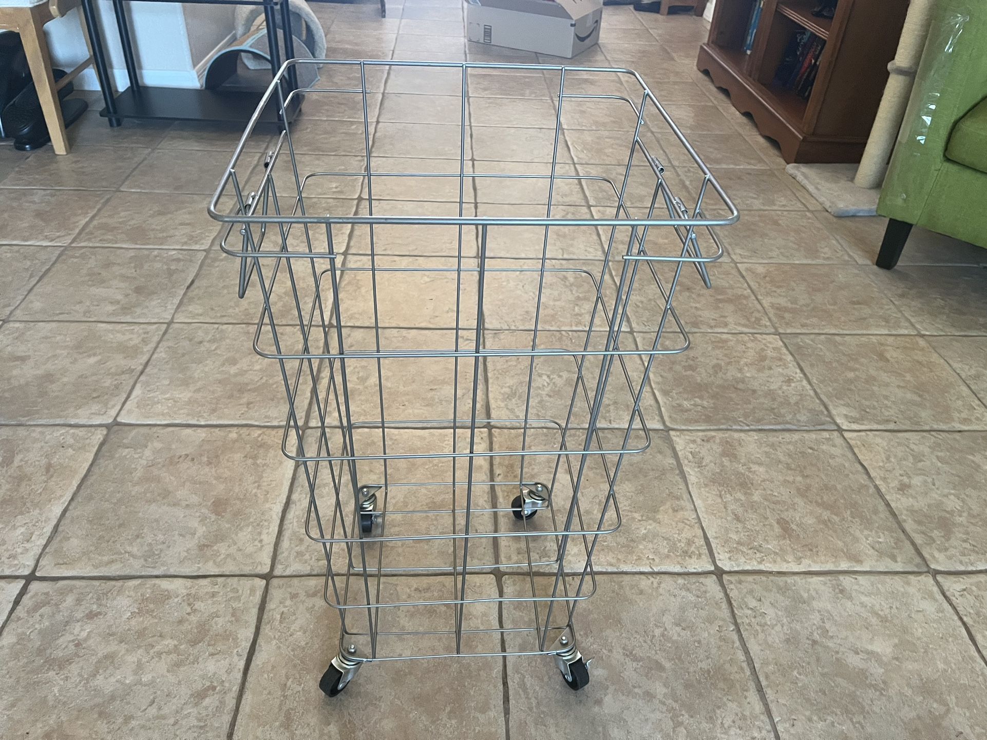 Versatile Rolling Wire Cart