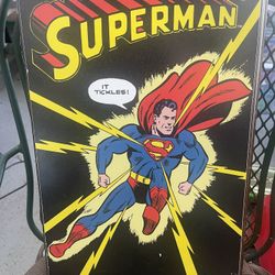 Wooden Superman Poster 