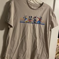 New no tags Embroidered Disney Tee size large never used 